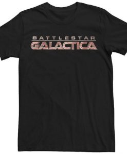 Battlestar Galactica Red Title Logo T-shirt