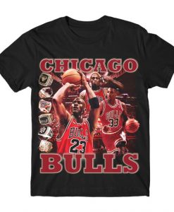 Chicago Bulls MJ Rodman Pippen Vintage T-shirt