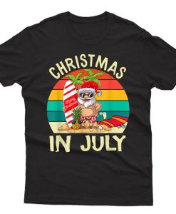 Christmas in July Hawaiian T-shirt