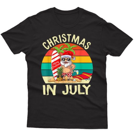 Christmas in July Hawaiian T-shirt