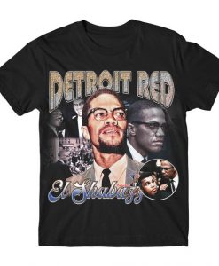 Detroit Red El Shabazz Vintage Bootleg Boxing T-shirt