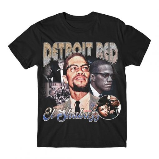 Detroit Red El Shabazz Vintage Bootleg Boxing T-shirt