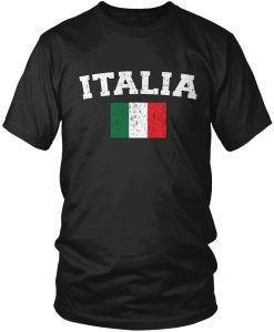 Distressed Italy Country Flag Men's T-Shirt