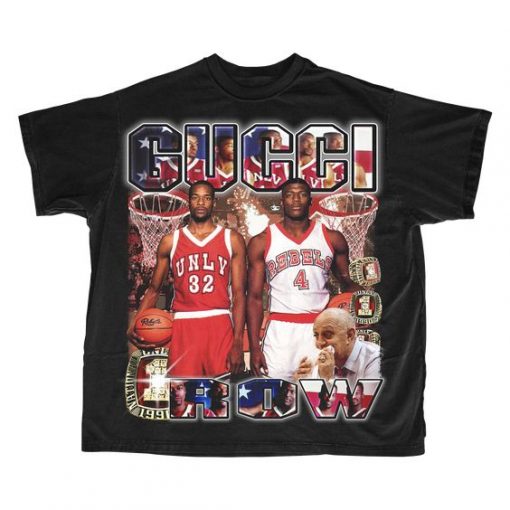 Gucci Row Basketball Vintage T-shirt