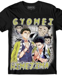 Gyomei Himejima Demon Slayer Vintage Anime T-shirt