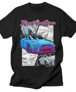 JDM Nissan GT-R Nismo Blue T-shirt