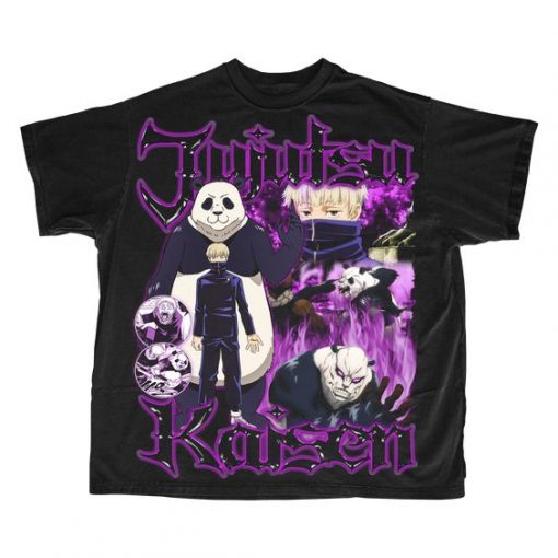 Jujutsu Kaisen Panda and Inumaki Homage T-shirt