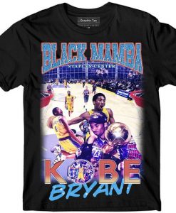 Kobe Bryant Black Mamba Vintage Basketball T-shirt