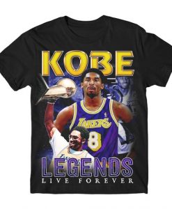 Kobe Bryant Legends Live Forever Vintage Basketball T-shirt