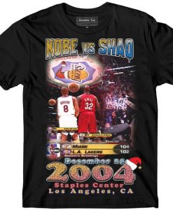 Kobe vs Shaq Vintage Basketball T-shirt