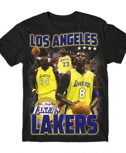 LA Lakers Kobe Shaq LeBron Vintage T-shirt