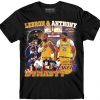 LeBron and Anthony Davis LA Lakers Vintage Bootleg T-shirt