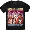 Michael Jordan vs Kobe Vintage Basketball T-shirt