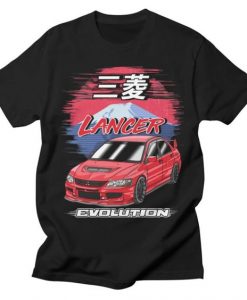 Mitsubishi Lancer Evolution 8 Red Lancer T-shirt