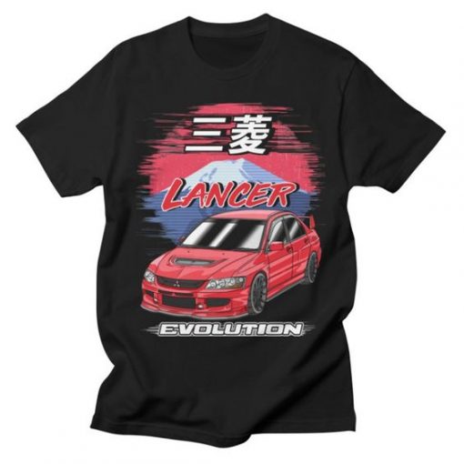 Mitsubishi Lancer Evolution 8 Red Lancer T-shirt