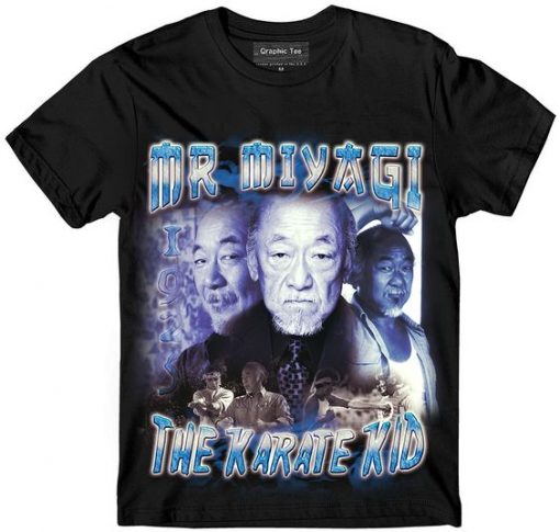 Mr Miyagi The Karate Kid Vintage T-shirt