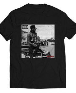 Nipsey Hussle black n white photo T-shirt