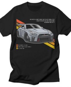 Nissan GT-R Nismo White T-shirt