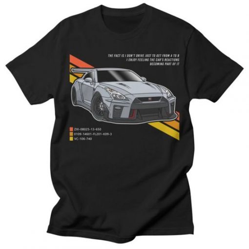 Nissan GT-R Nismo White T-shirt