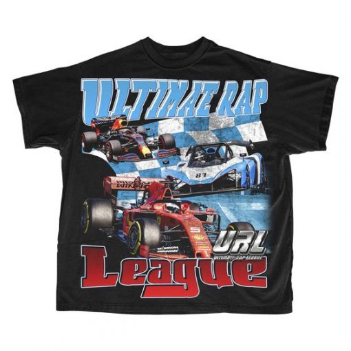 Racing Car URL League Homage T-shirt