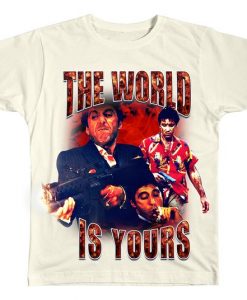 Scarface The World is Yours Vintage Basketball T-shirt