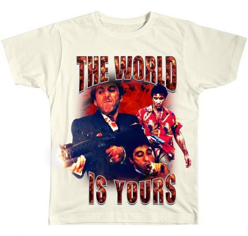 Scarface The World is Yours Vintage Basketball T-shirt