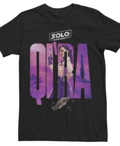 Star Wars Han Solo Movie Qi'ra Letter Drop T-shirt