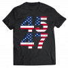 Trump 45 47 President T-shirt