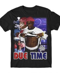 Tupac Shakur In Due Time Vintage T-shirt