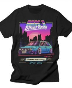 Volkswagen Golf GTi MK1 Street Racing T-shirt