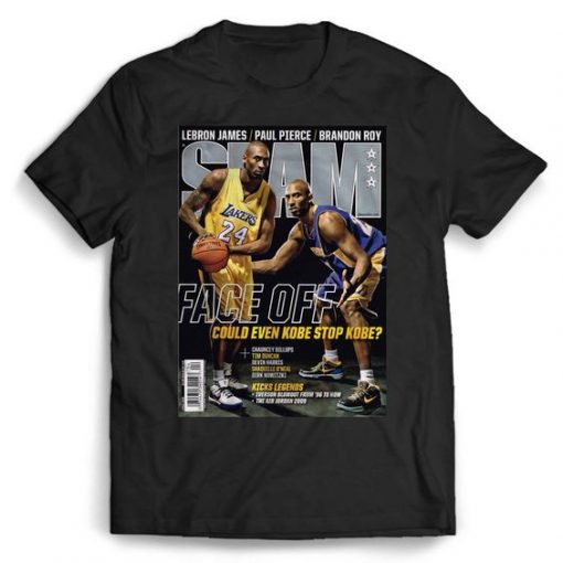 Slam Kobe Bryant Face Off Man's T-Shirt