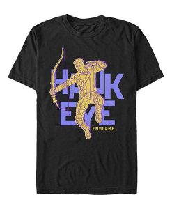 Avengers Black Pop Art 'Hawkeye' T-shirt