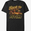 Back To The Future DeLorean Schematic Print T-Shirt