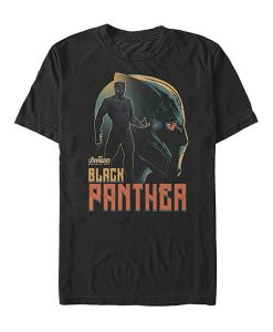 Black Panther Black King Wakanda Sil T-shirt