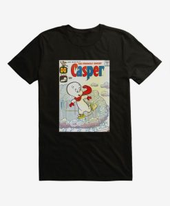 Casper The Friendly Ghost Skates And Snow Comic Cover T-Shirt