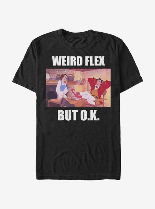 Disney Beauty and The Beast Gaston Weird Flex Meme T-Shirt