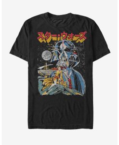 Star Wars Japanese Text Poster T-Shirt