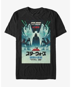 Star Wars The Empire Strikes Back 40th Anniversary Japanese Poster T-Shirt