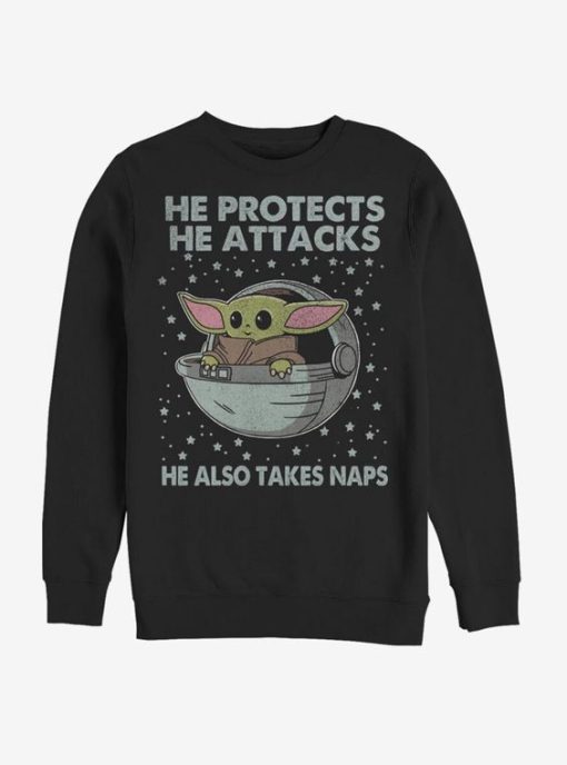 He Protects He Attacks Sweatshirt