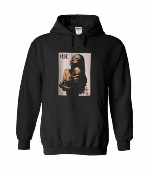 Vtg Sade Singer Black Smooth Unisex Hoodie