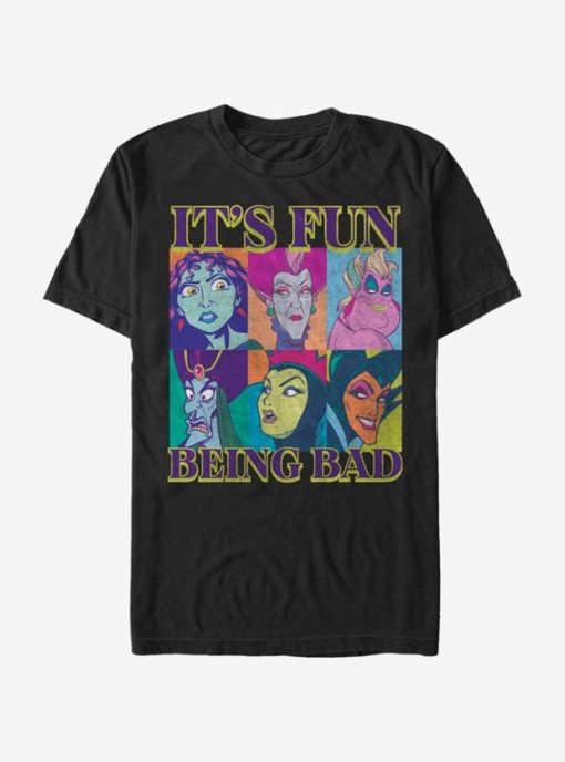 Disney Villains It's Fun Being Bad T-Shirt