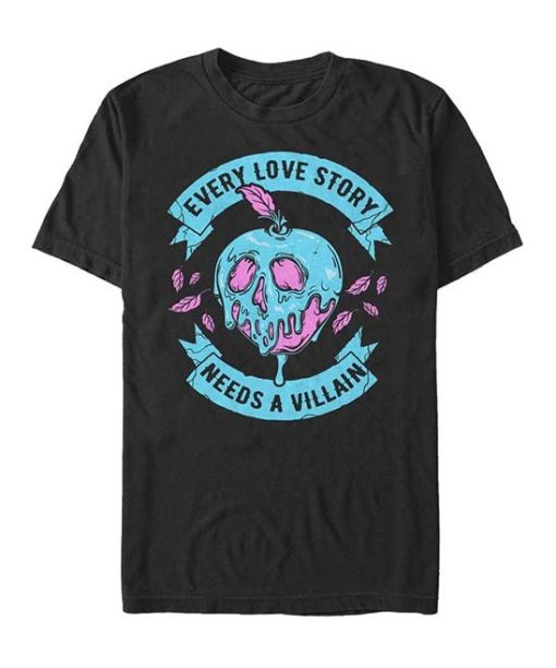 Ecery Love Story Disney Villain T-shirt