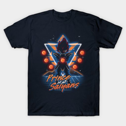 Retro Saiyan Prince T-Shirt