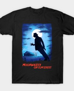 Micahel Jackson Moonwalker on Elm Street T-shirt