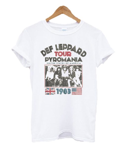 Def Leppard Tour Pyromania T-shirt