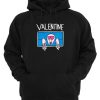 Valentine Graphic Print Hoodie