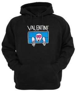 Valentine Graphic Print Hoodie