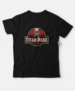 Attack On Titan Jurassic Park Mashup T-Shirt