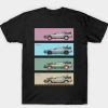 Back to the Future Delorean X4 T-Shirt