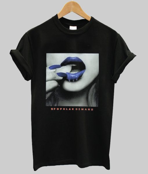 Popular Demand blue lips T-shirt